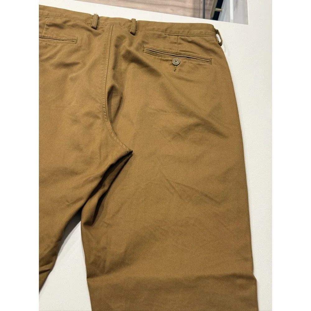 J.Crew Broken In Mens Urban Slim Pants 34x30 Brown 100% Cotton Chinos